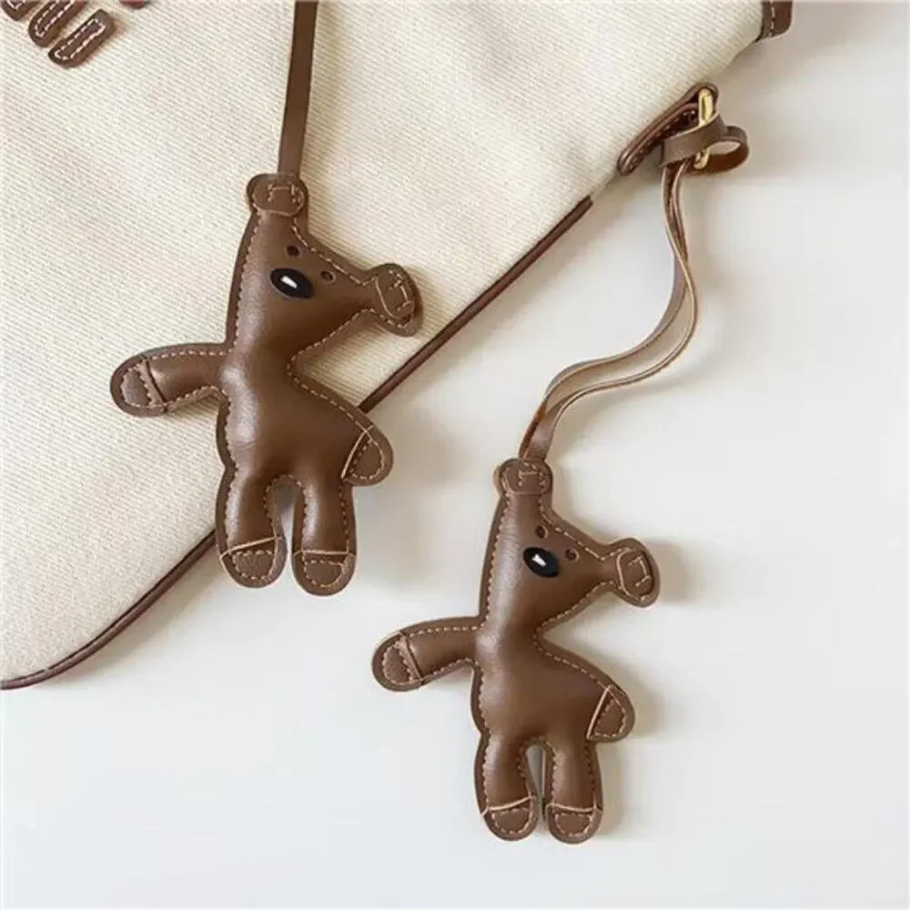 Teddy Bears Key Charms Cute Bear Charm for Purse Handbags Bag Accessories Cars